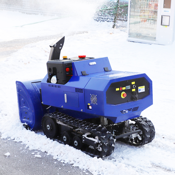 Robotic Snow Blower – Remote Controlled Crawler for Snow Blowing