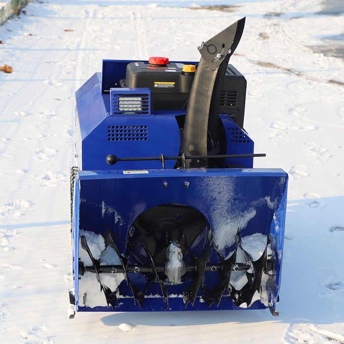 Robotic Snow Blower – Remote Controlled Crawler for Snow Blowing
