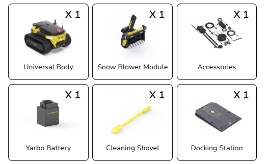 Yarbo FrostMaster – Robotic Snow Blower with Auto Navigation