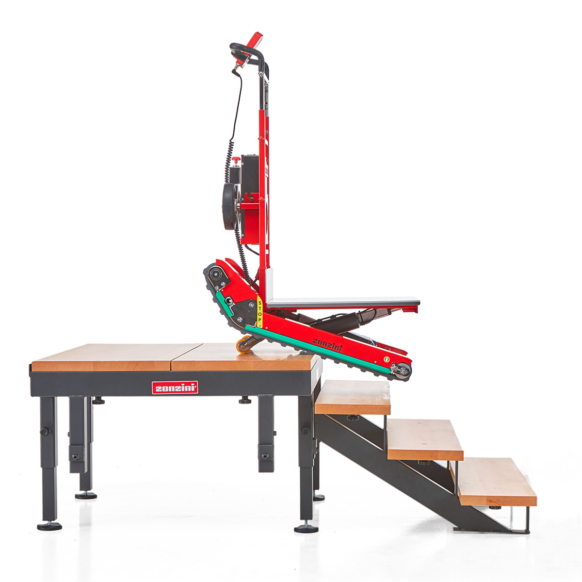 Zonzini Domino Plasmoid stabilized electric stair climber