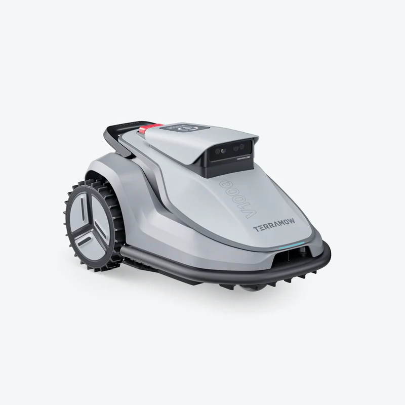 TerraMow V1000 robotic lawn mower, detail view