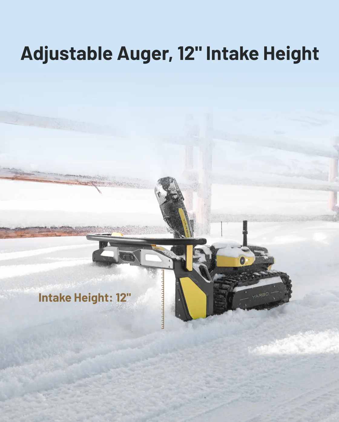 Yarbo Y40 Snow Blower Robot | 2-Stage, 40 ft