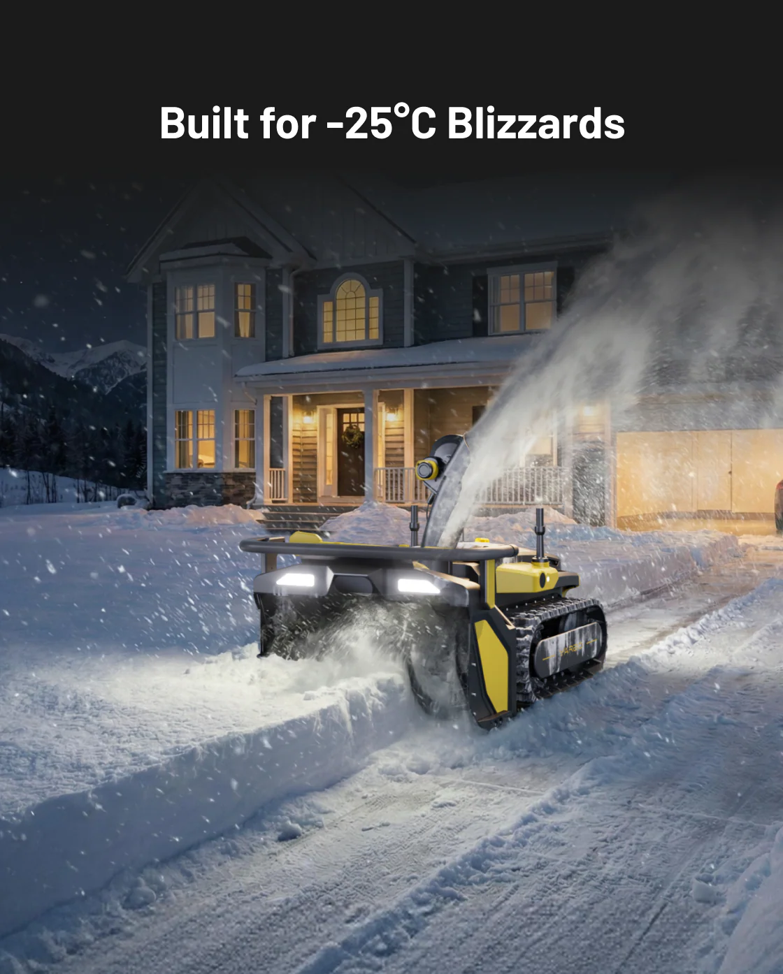 Yarbo Y40 Snow Blower Robot | 2-Stage, 40 ft