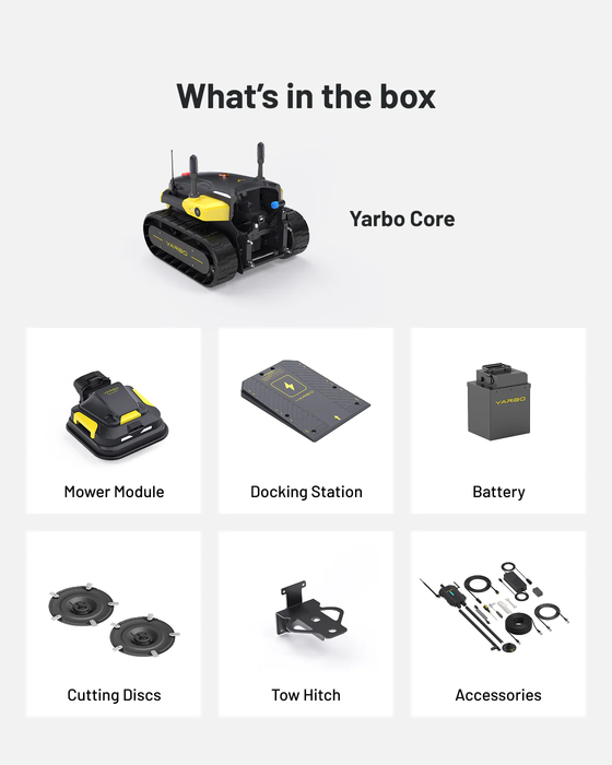 Yarbo Lawn Mower + Cutting Blades Kit