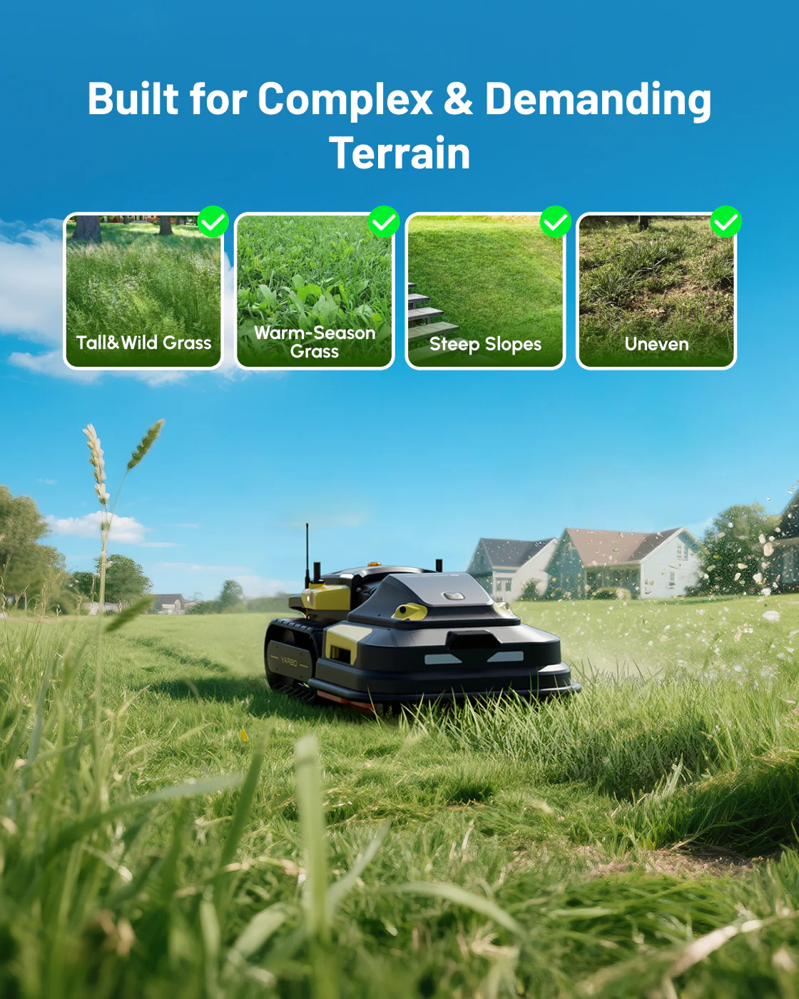 Yarbo Y40 Lawn Mower Pro | 6-Acre Robot Mower