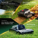 Lymow One Plus tracked robotic lawn mower features