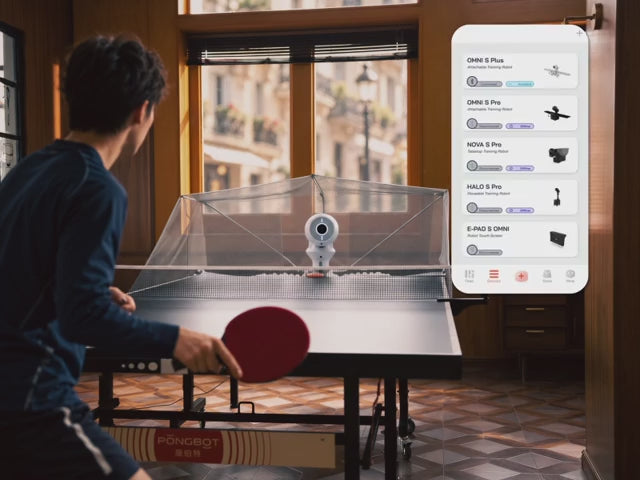 Pongbot Omni S Plus training demo video