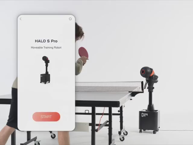 Pongbot Halo S Pro training demo video