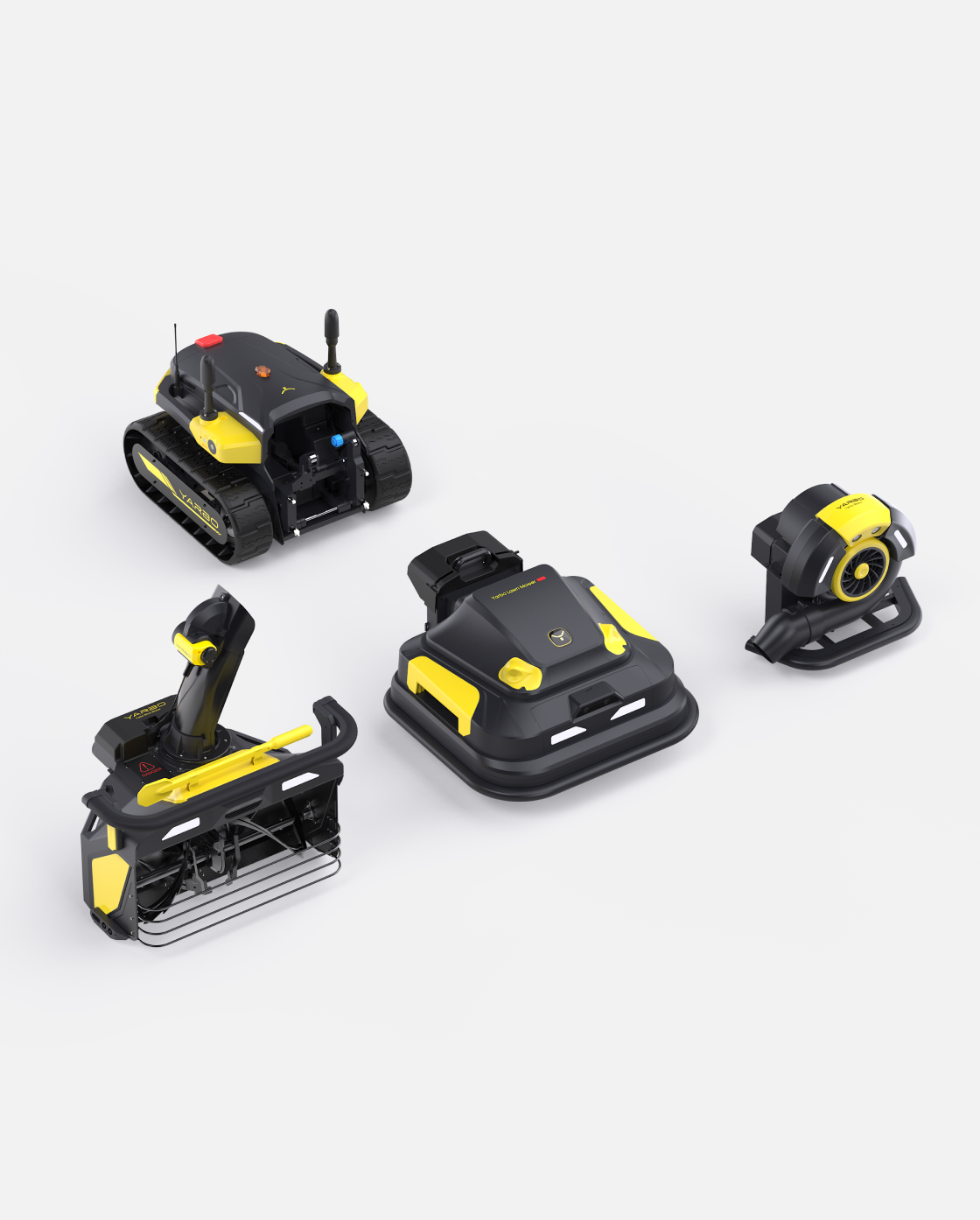 Yarbo Y40P Lawn Mower Pro + Snow Blower + Leaf Blower official Y40P configuration