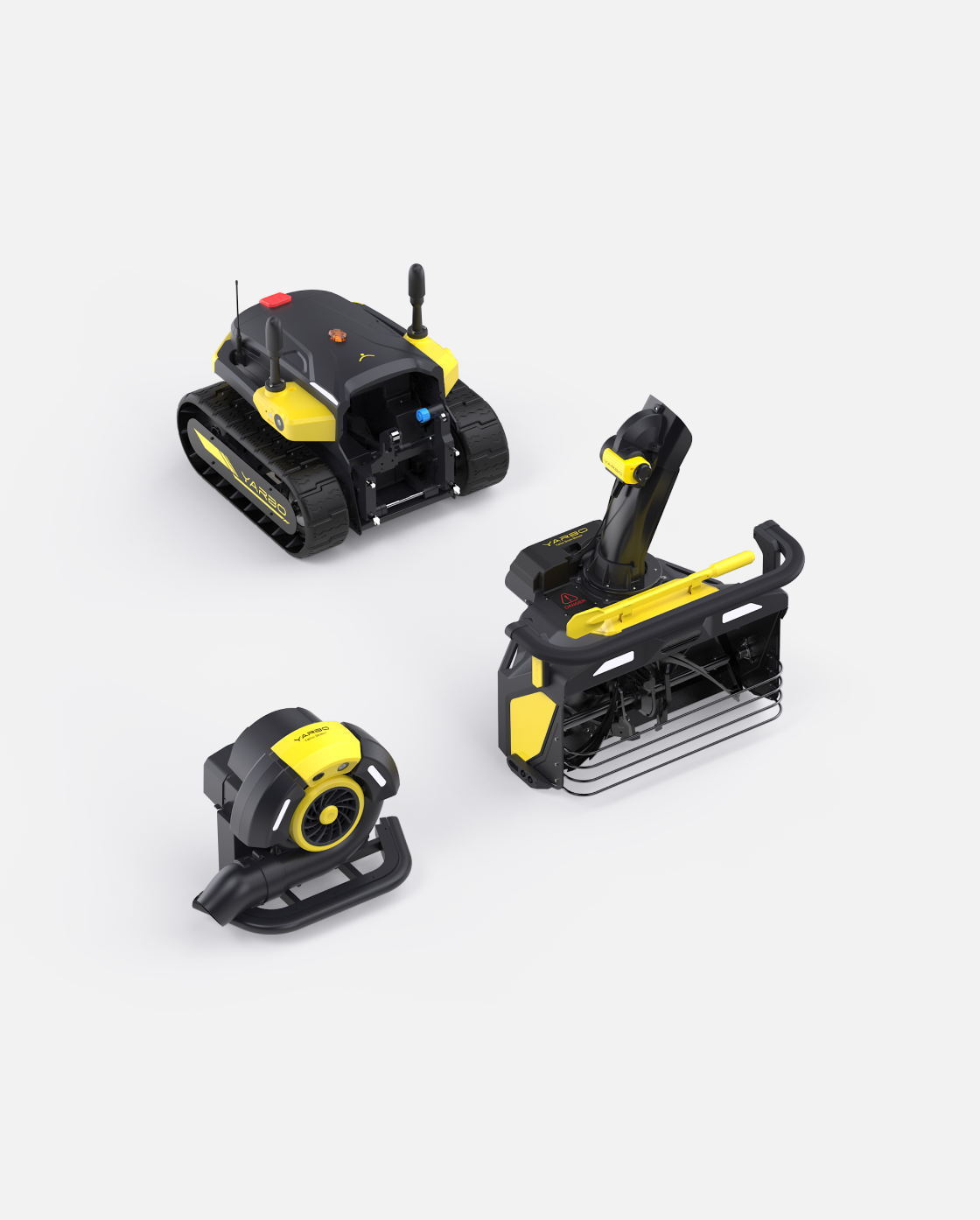 Yarbo Y40P Snow Blower + Leaf Blower official Y40P configuration