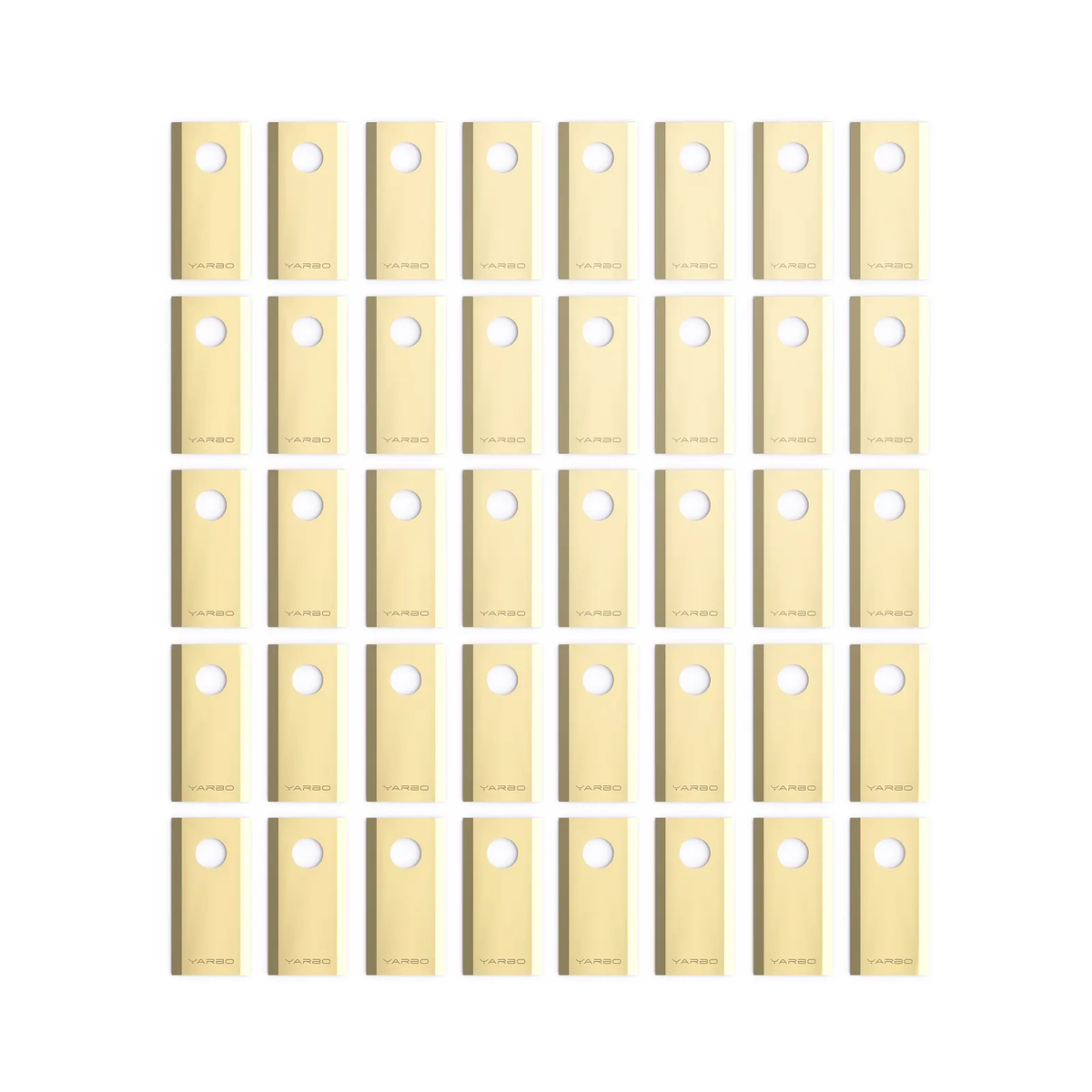Yarbo Cutting Blades & Bolts (40 Pcs)
